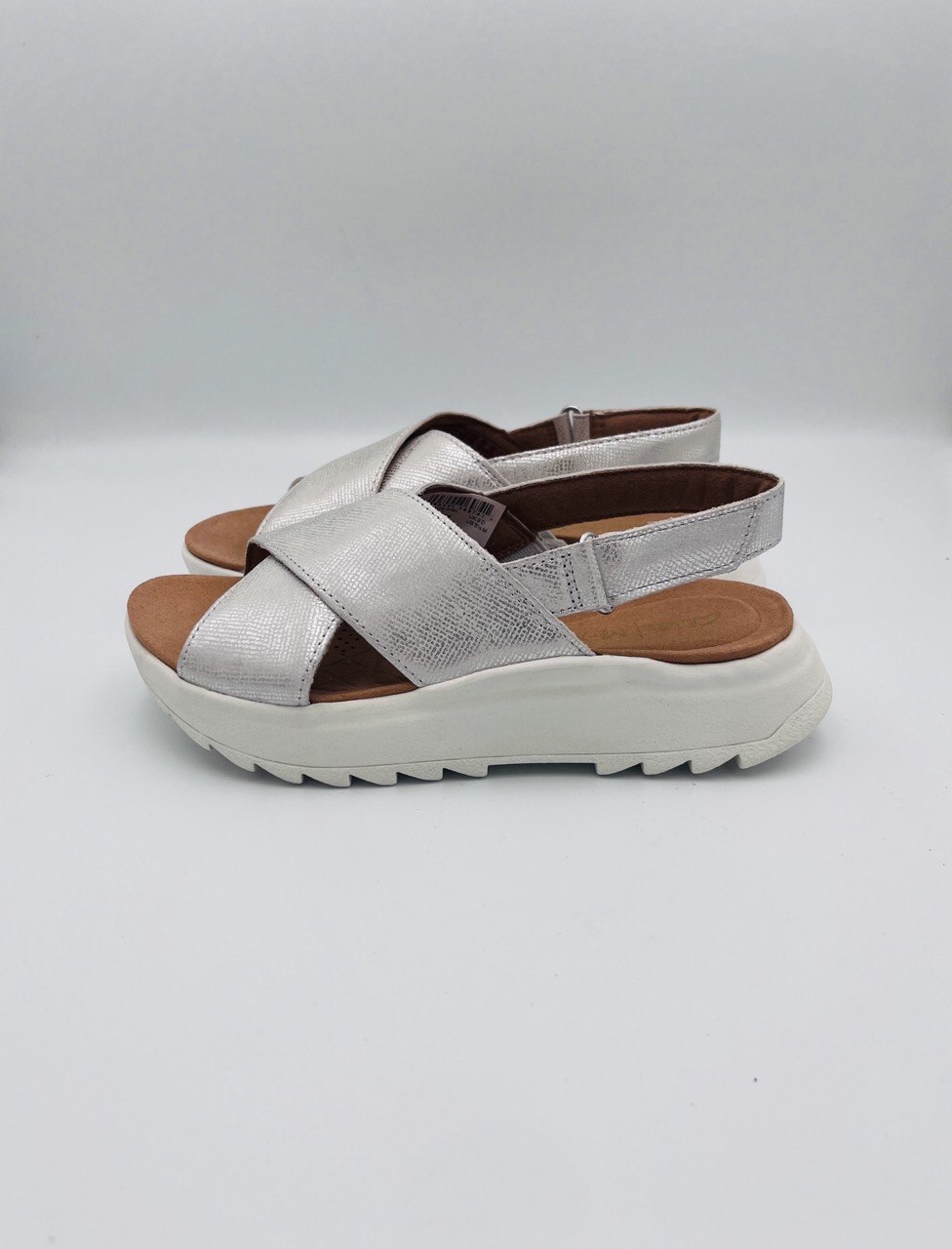Clarks DashLite Wish Silver Metallic / Nero