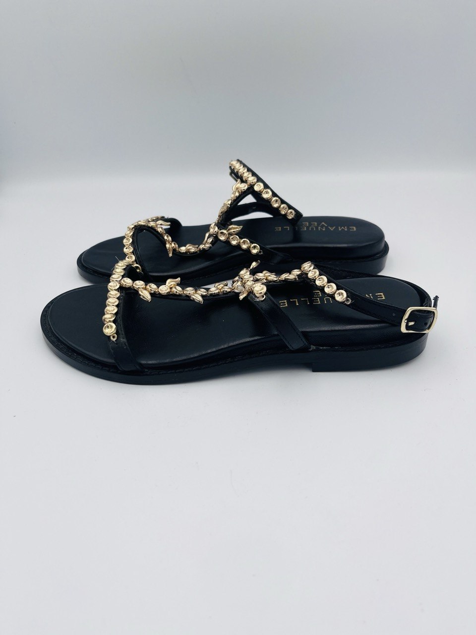 Emanuelle Wee Sandalo accessorio Marta Nero / Marrone