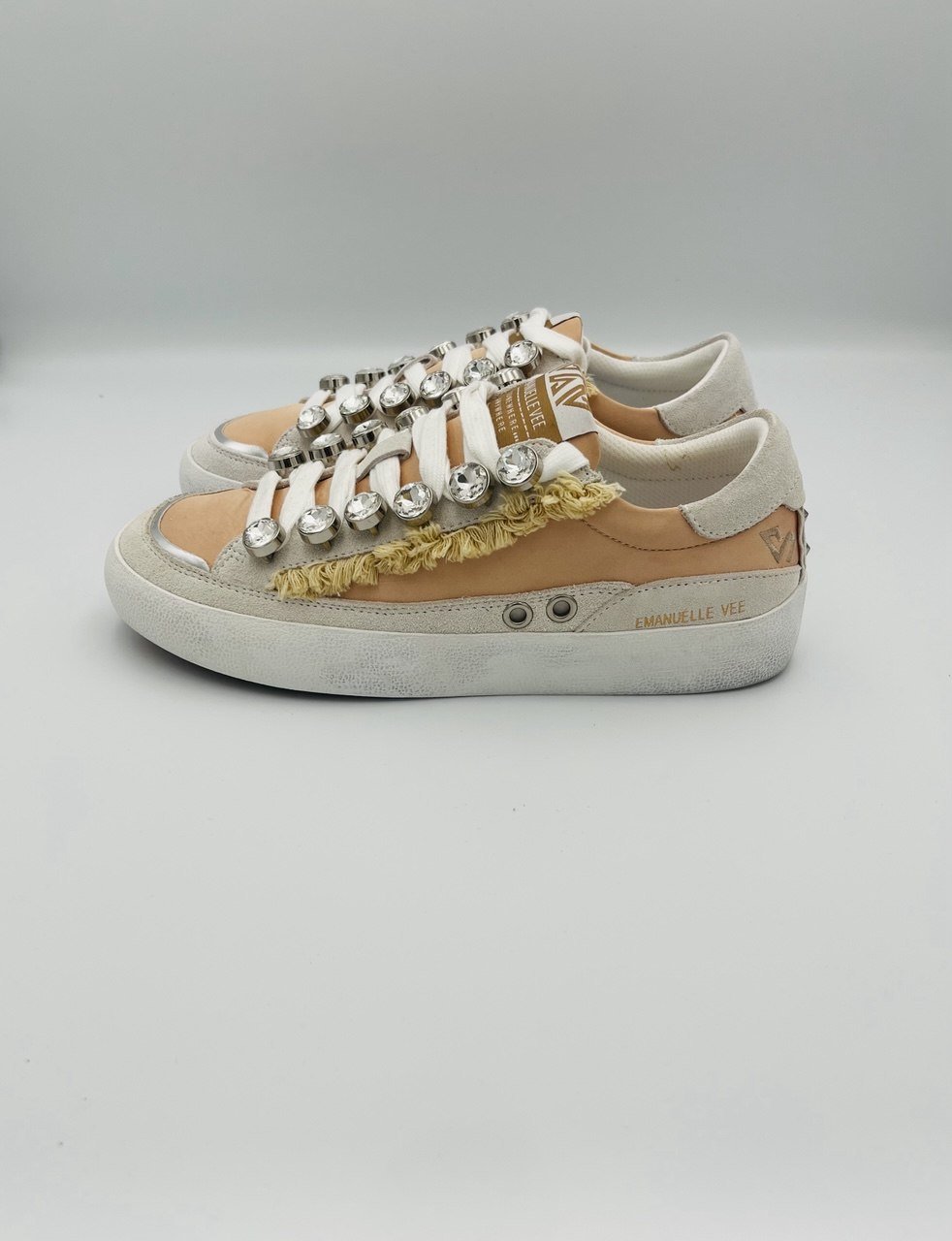 Emanuelle Vee sneackers bianco beige - immagine 2