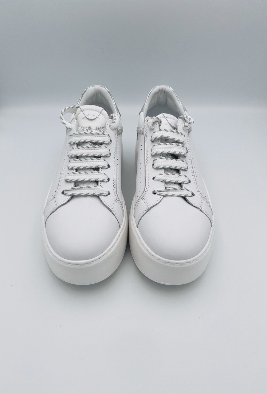 Janet & Janet Sneakers White Silver - immagine 2