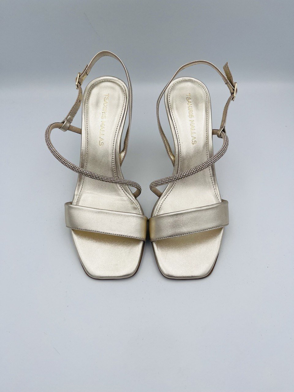 Tsakiris Mallas sandalo elegante Silver/ Platino - immagine 3