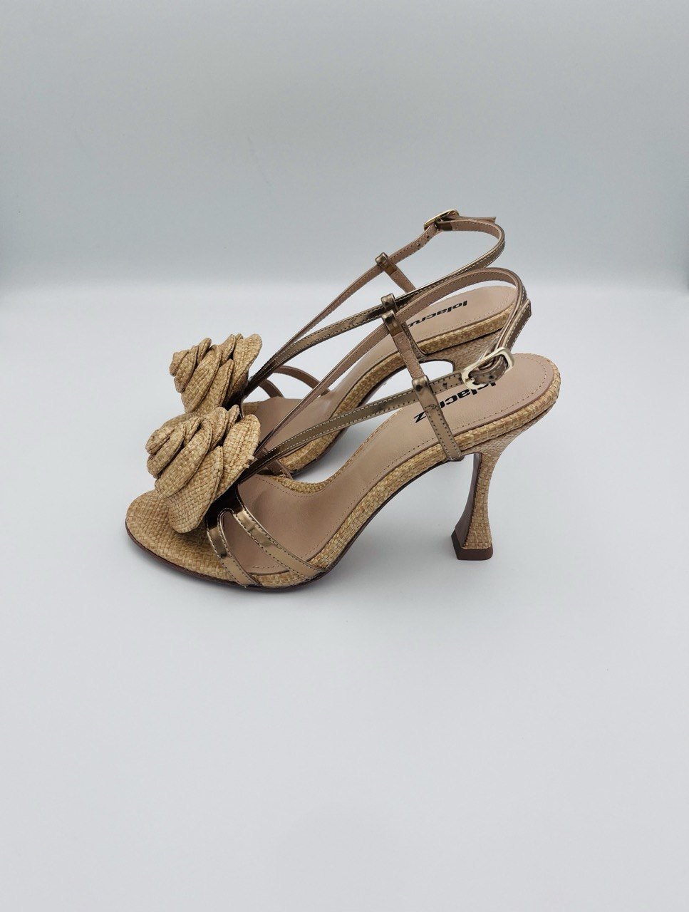 Lola Cuz Rose heel sandals Natural - immagine 2