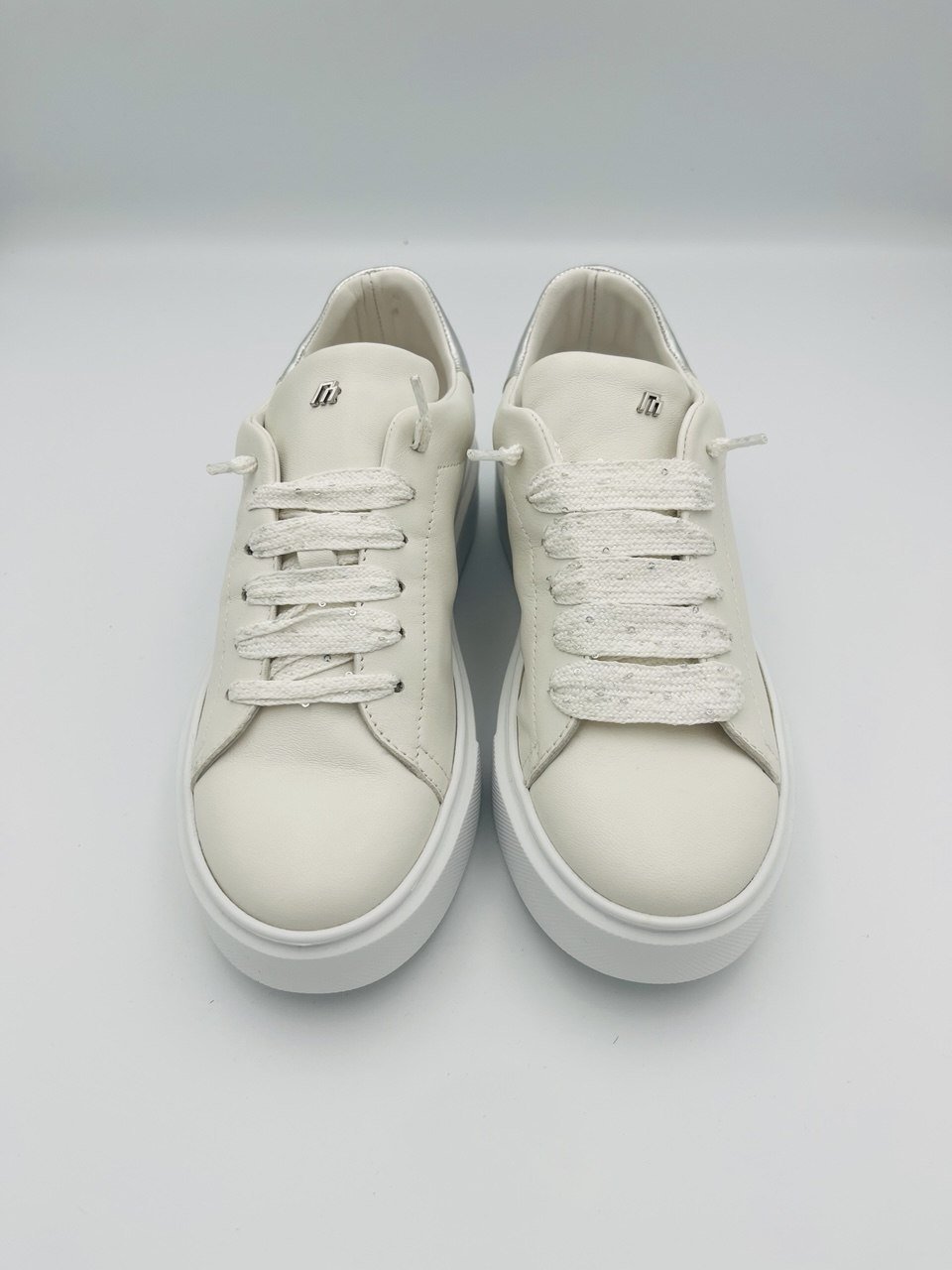 Frau Sneackers bianco silver - immagine 2