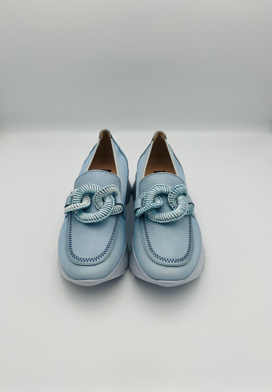 Hispanitas Mocassino Sortivo Celeste - immagine 3