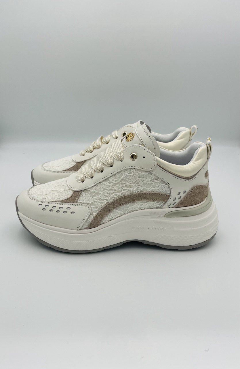 Janet & janet sneakers White Ricamo - immagine 2