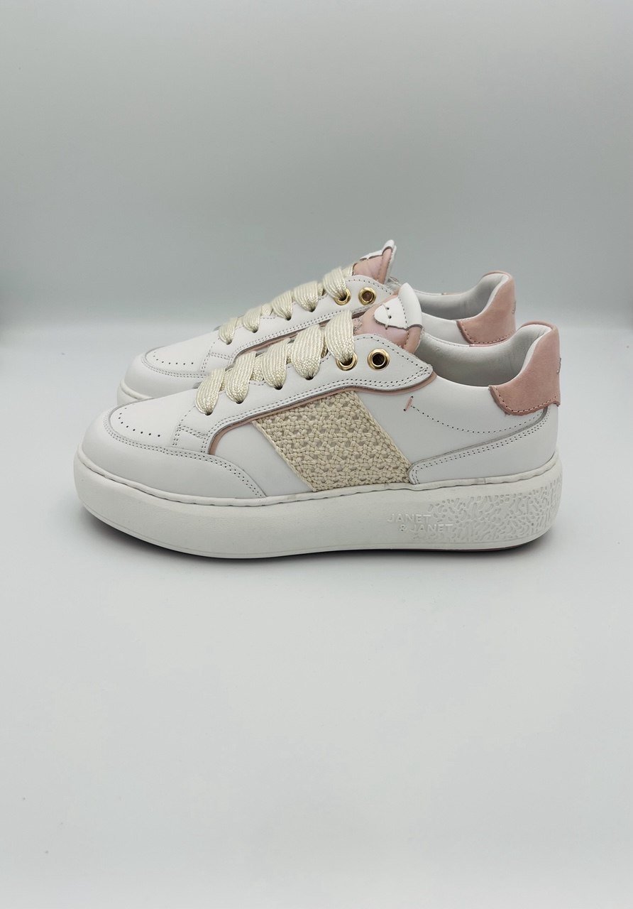 Janet & Janet Sneakers White Pink - immagine 2