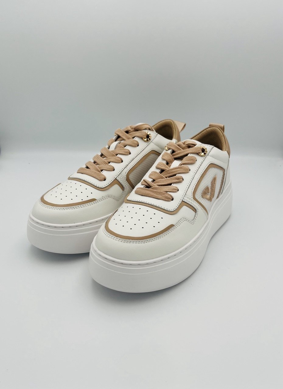 Emanuelle Vee sneackers Bianco caffé - immagine 2