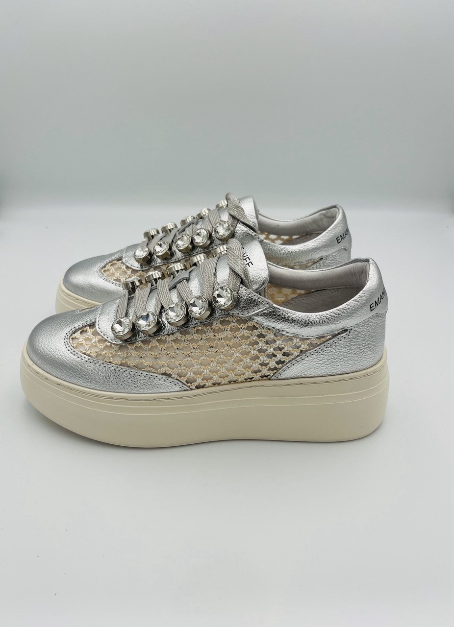 Emanuelle Vee sneackers bottalato laminato - immagine 2