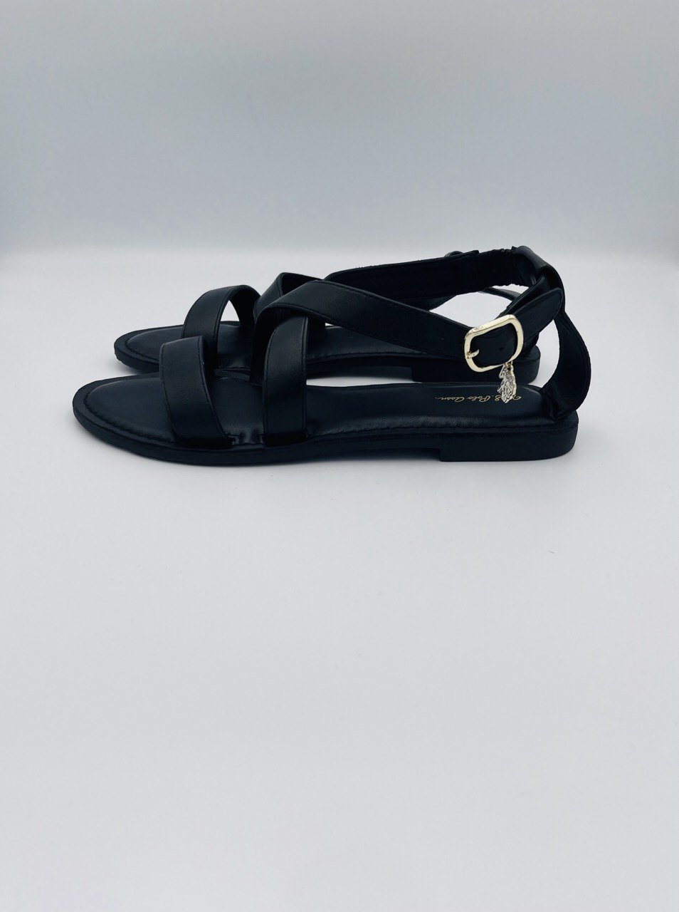 U.S.Polo Sandalo Caviglia Nero/Bianco - immagine 4