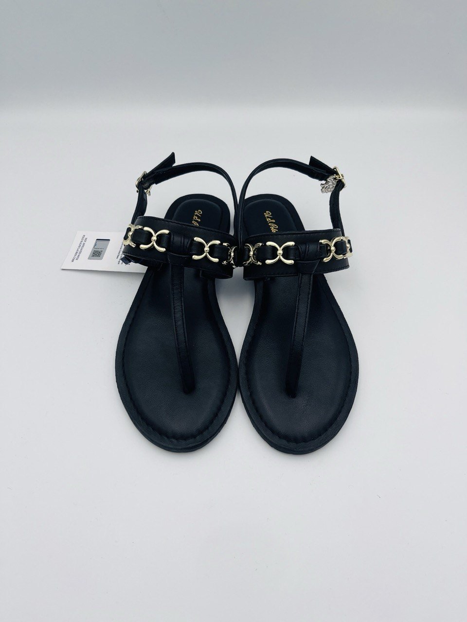 U.S.Polo Infradito Nero/ Bianco - immagine 2