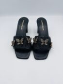 Sandalo donna Tsakiris Mallas ,Rafia Nero