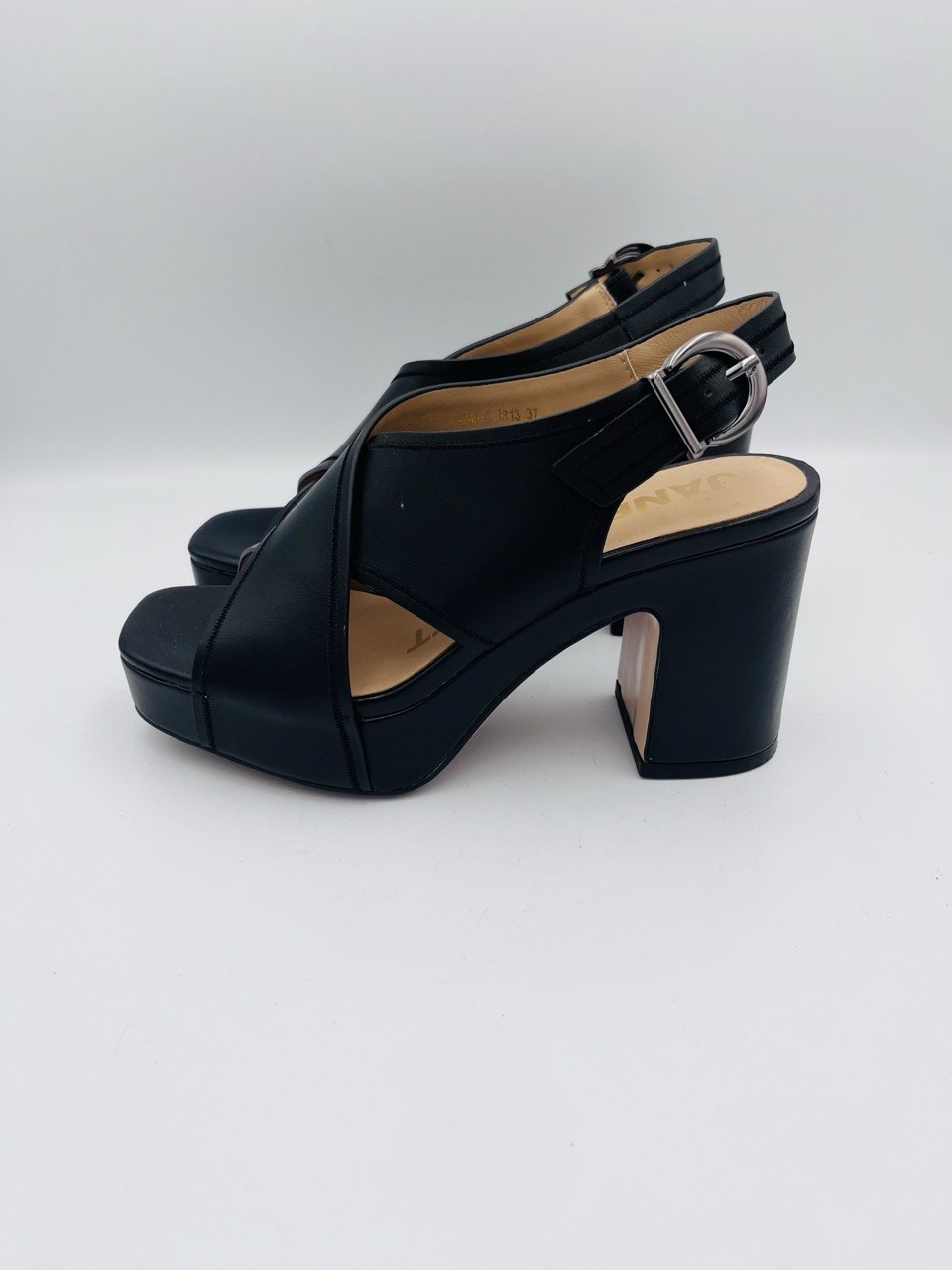 Janet & Janet sandalo plateau Black