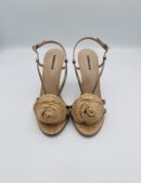 Lola Cuz Rose heel sandals Natural
