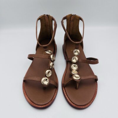 Emanuelle Wee Infradito Tallone chiuso White / Cuoio