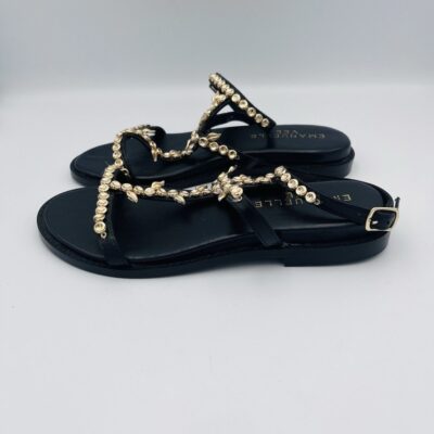 Emanuelle Wee Sandalo accessorio Marta Nero / Marrone