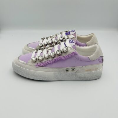 Emanuelle Vee sneackers bianco lilla