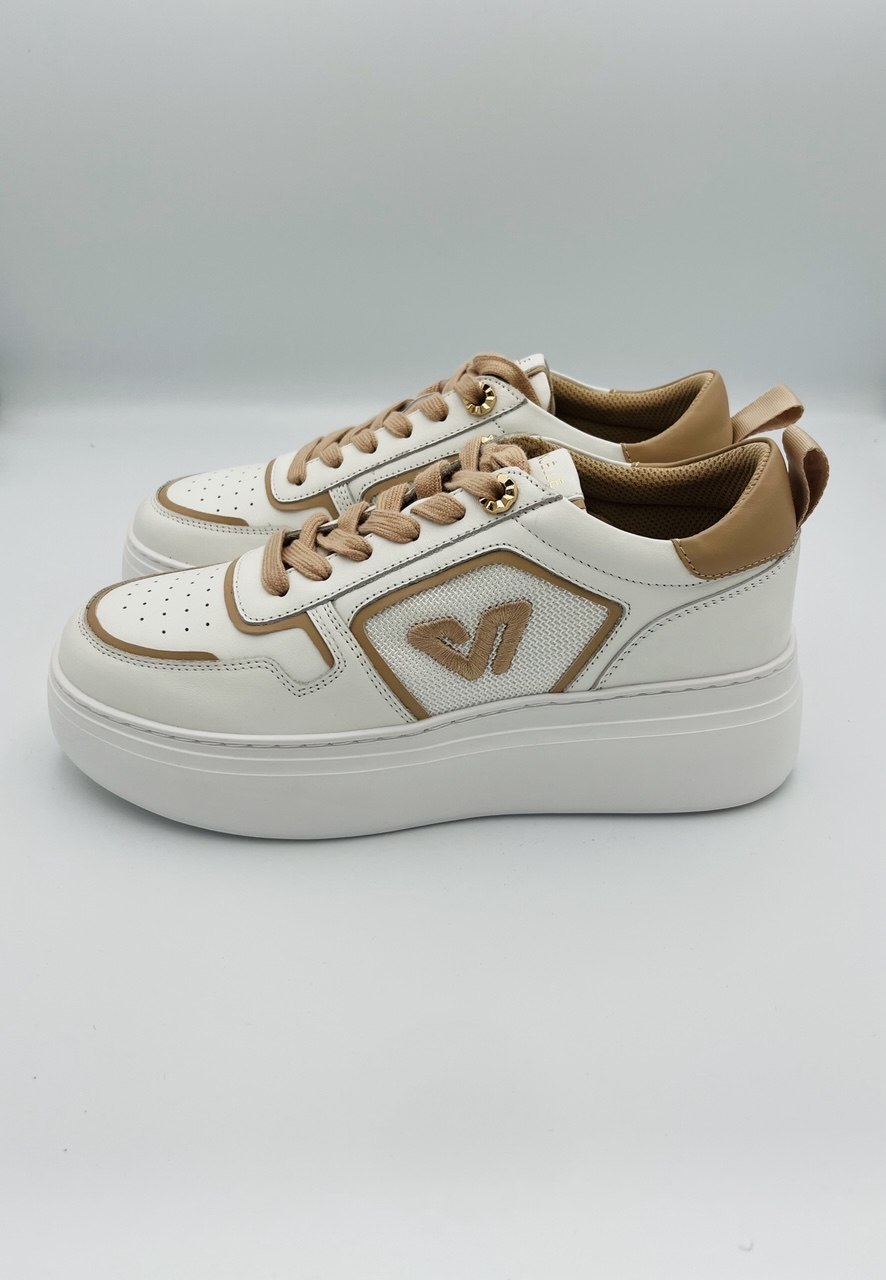 Emanuelle Vee sneackers Bianco caffé