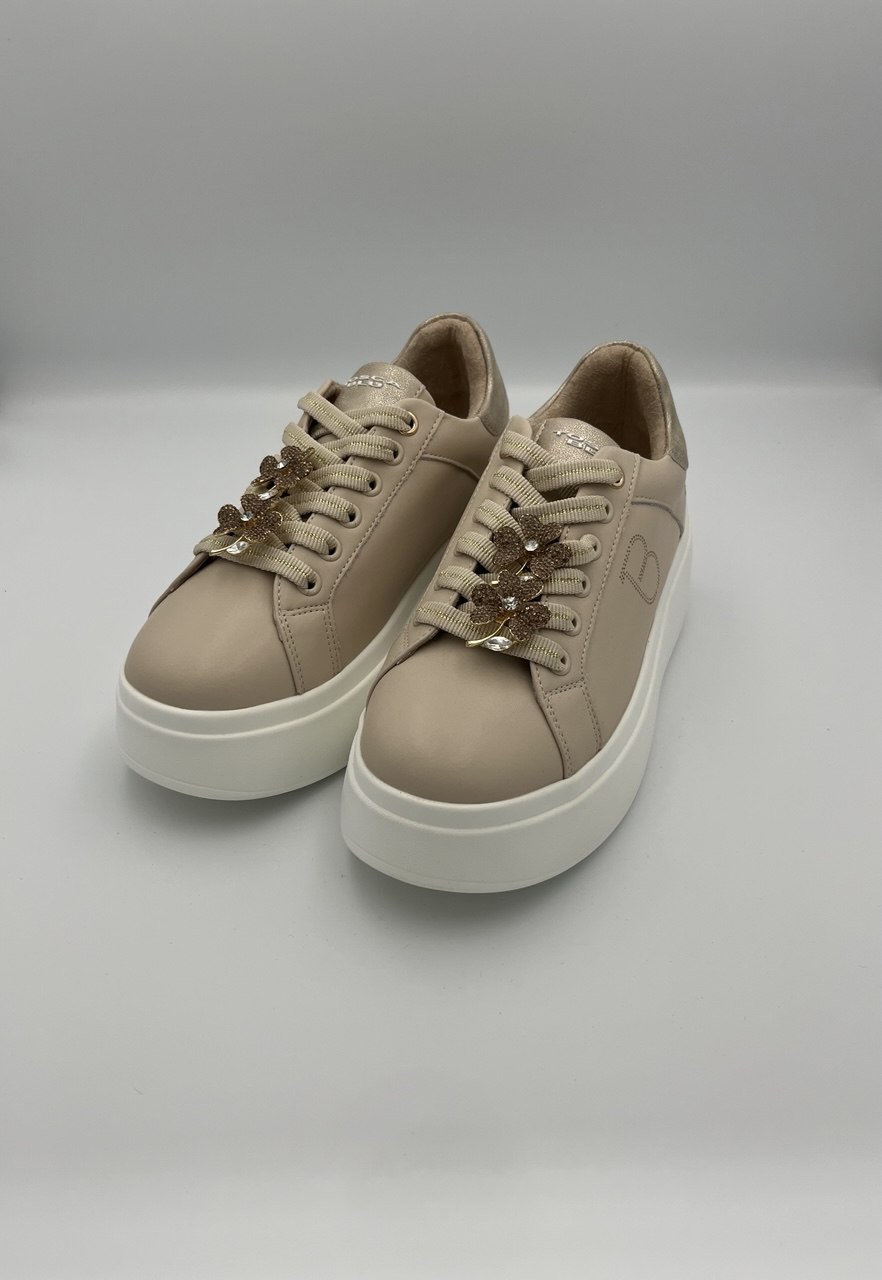 Tosca blu Sneakers Fiori Beige