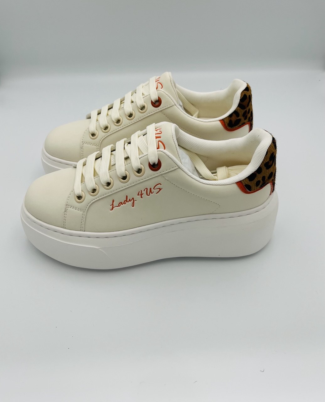 4US Paciotti sneackers leopard orange