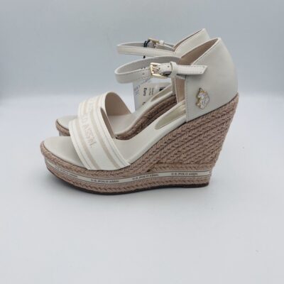 U.S. Polo zeppa Beige/blu